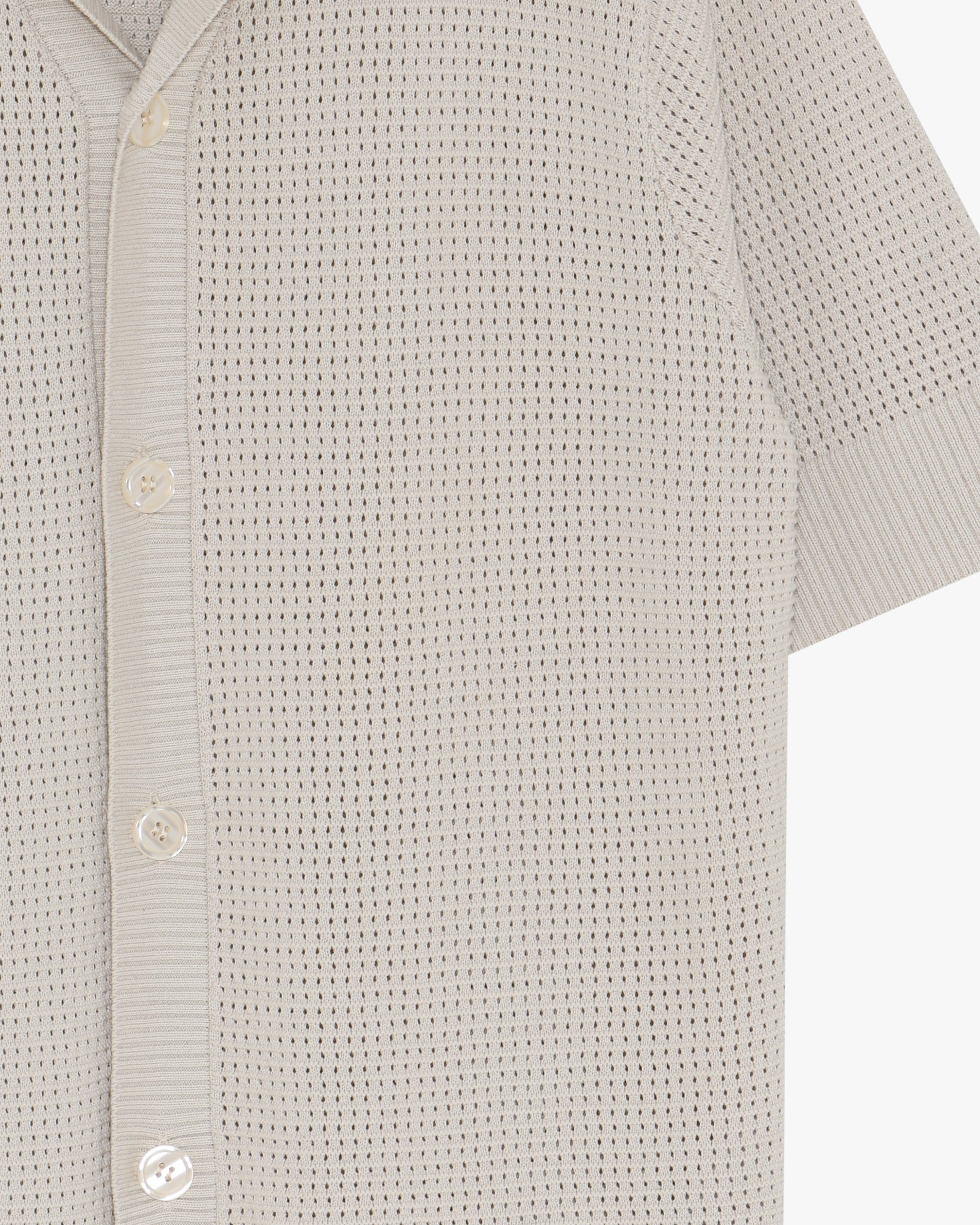 minimum male Mason crochet polo shirt 4177 Polo 5304 Rainy Day