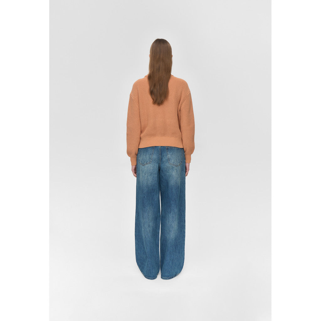 minimum female Mikala jumper G006 GOTS Jumper 1235 Sandstorm