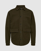 minimum male Nicos 9943 Overshirt Overshirt 0414 Forest Night