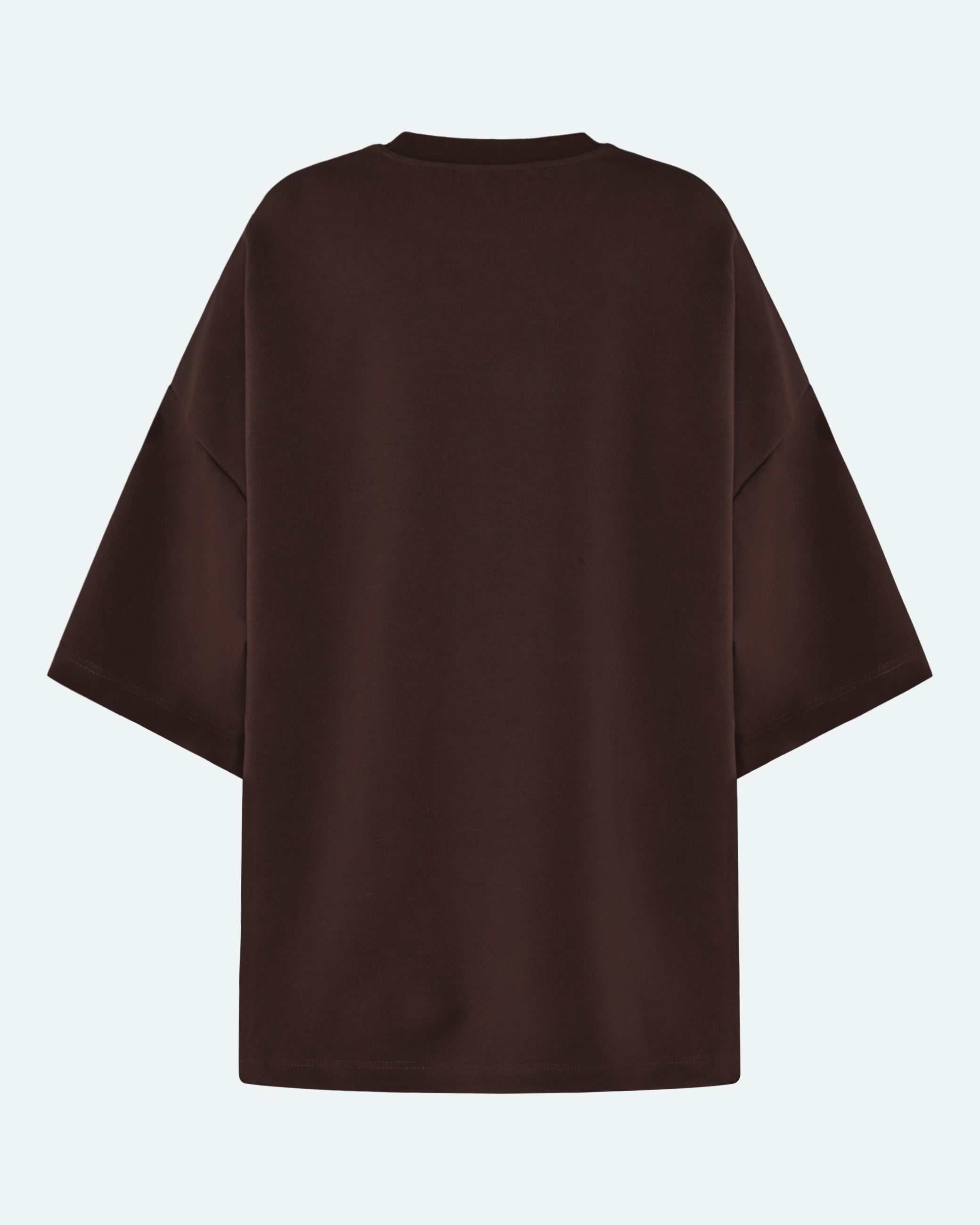 minimum female Norah oversized t-shirt 4157 Short Sleeved T-shirt 1914 Seal Brown