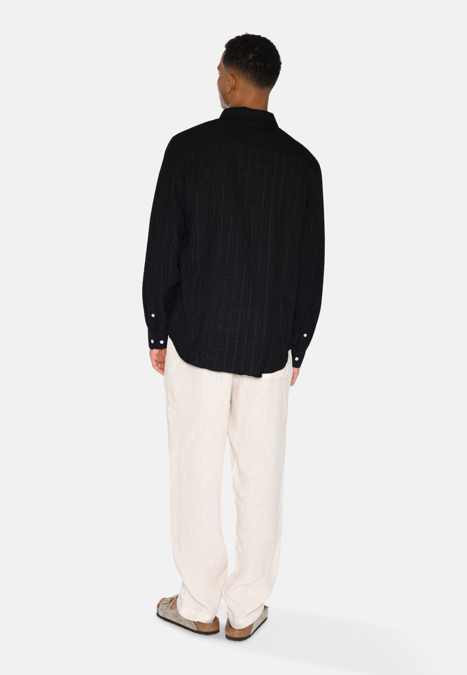 minimum male Pedro long sleeved rlx shirt 4141 Long Sleeved Shirt 999 Black