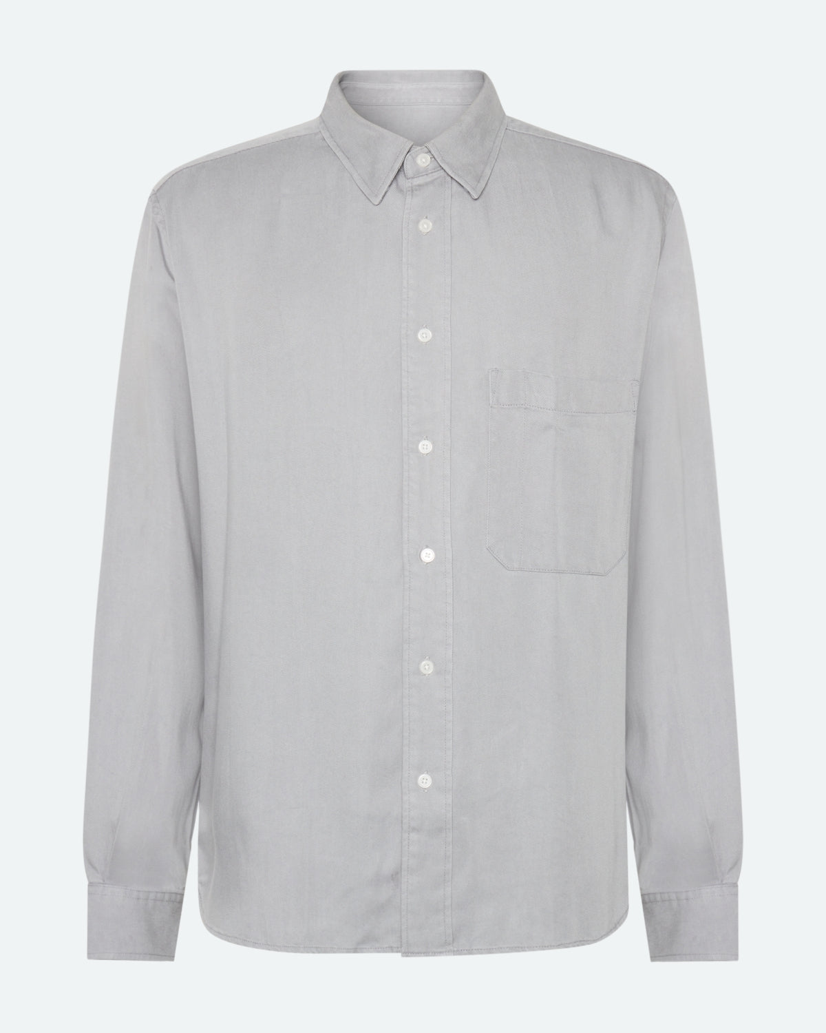minimum male Pedro long sleeved shirt 3859 Long Sleeved Shirt 910 Light Grey