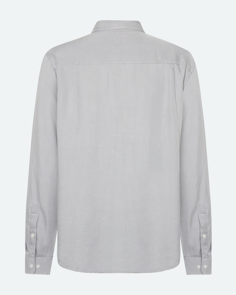 minimum male Pedro long sleeved shirt 3859 Long Sleeved Shirt 910 Light Grey