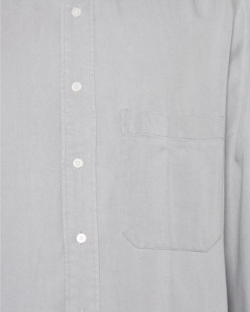 minimum male Pedro long sleeved shirt 3859 Long Sleeved Shirt 910 Light Grey
