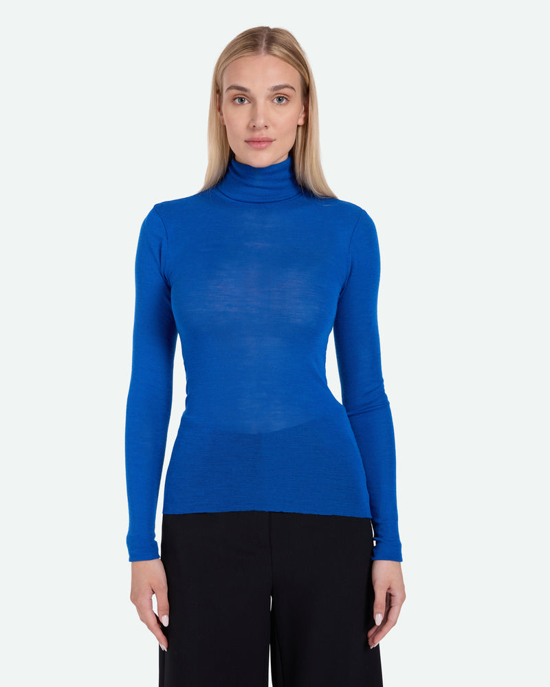 minimum female Pernilles 3736 Turtleneck Turtleneck 4045 Lapis Blue