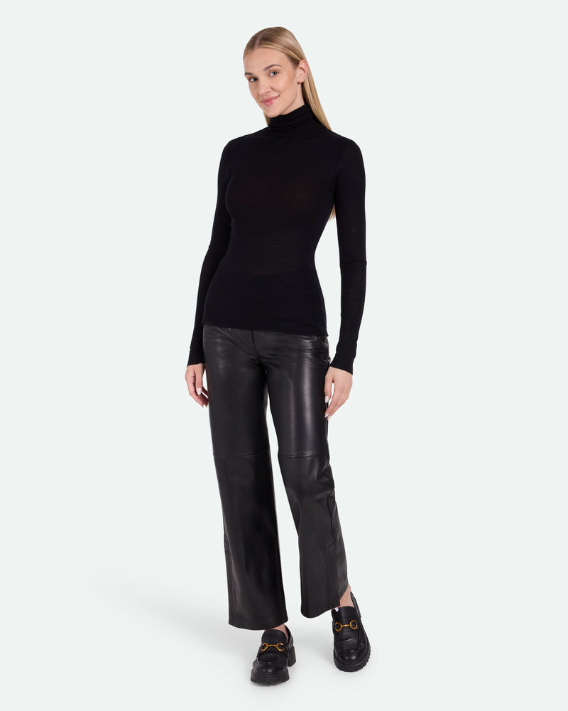 minimum female Pernilles 3736 Turtleneck Turtleneck 999 Black