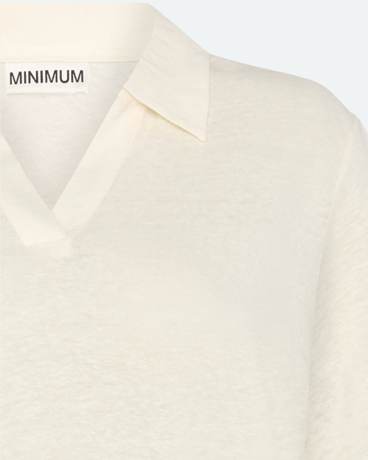 minimum female Petra polo t-shirt 4159 Short Sleeved T-shirt 0608 Coco Milk