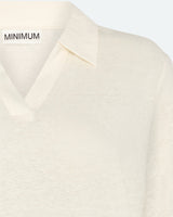 minimum female Petra polo t-shirt 4159 Short Sleeved T-shirt 0608 Coco Milk