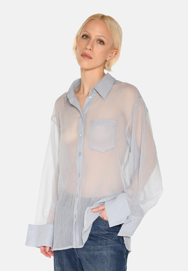 minimum female Pina shirt 3949 Long Sleeved Shirt 4203 Vapor Blue