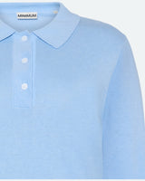 minimum female Riley polo jumper 4153 Jumper 605 Light Blue