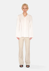 minimum female River long sleeved shirt 3780 Long Sleeved Shirt 0608 Coco Milk