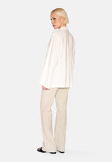 minimum female River long sleeved shirt 3780 Long Sleeved Shirt 0608 Coco Milk