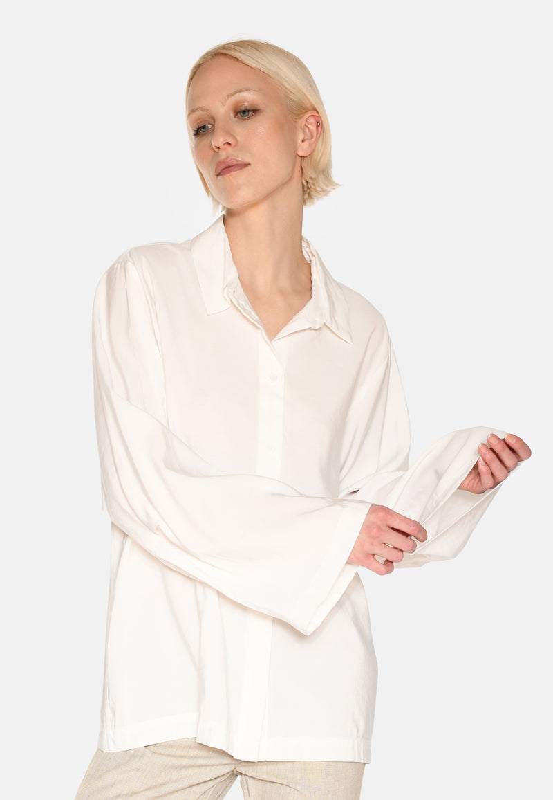 minimum female River long sleeved shirt 3780 Long Sleeved Shirt 0608 Coco Milk