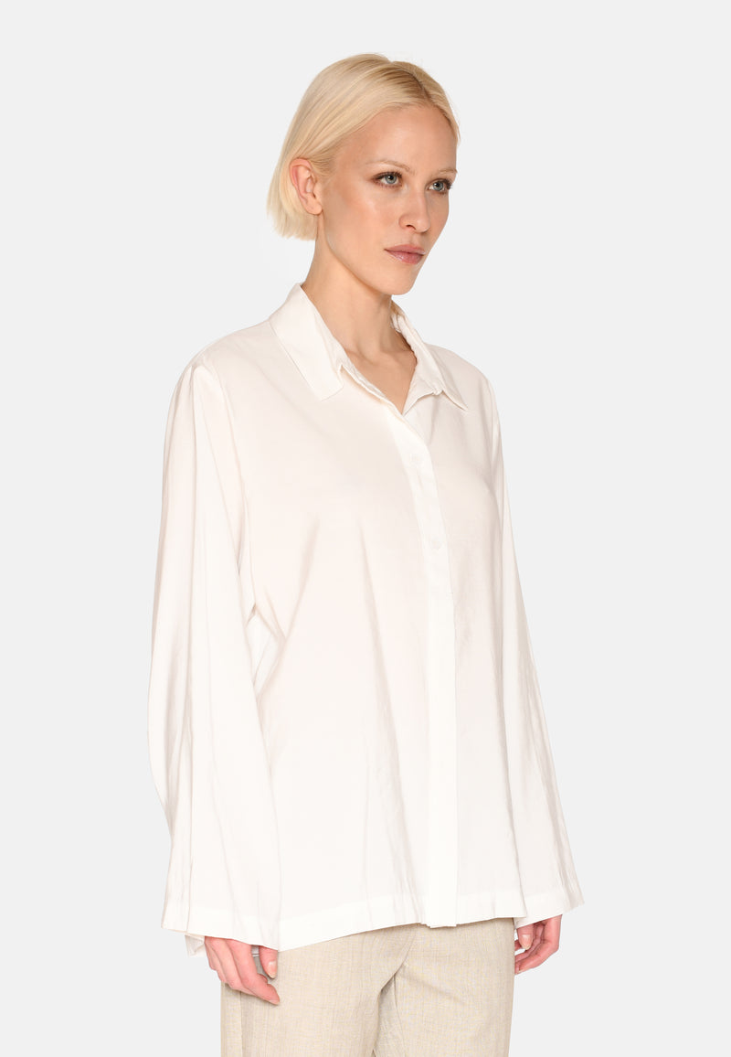 minimum female River long sleeved shirt 3780 Long Sleeved Shirt 0608 Coco Milk