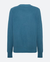 minimum male Rob basic knit sweater G006 GOTS Sweater 2340 Blue Ashes