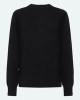 minimum male Rob basic knit sweater G006 GOTS Sweater 999 Black