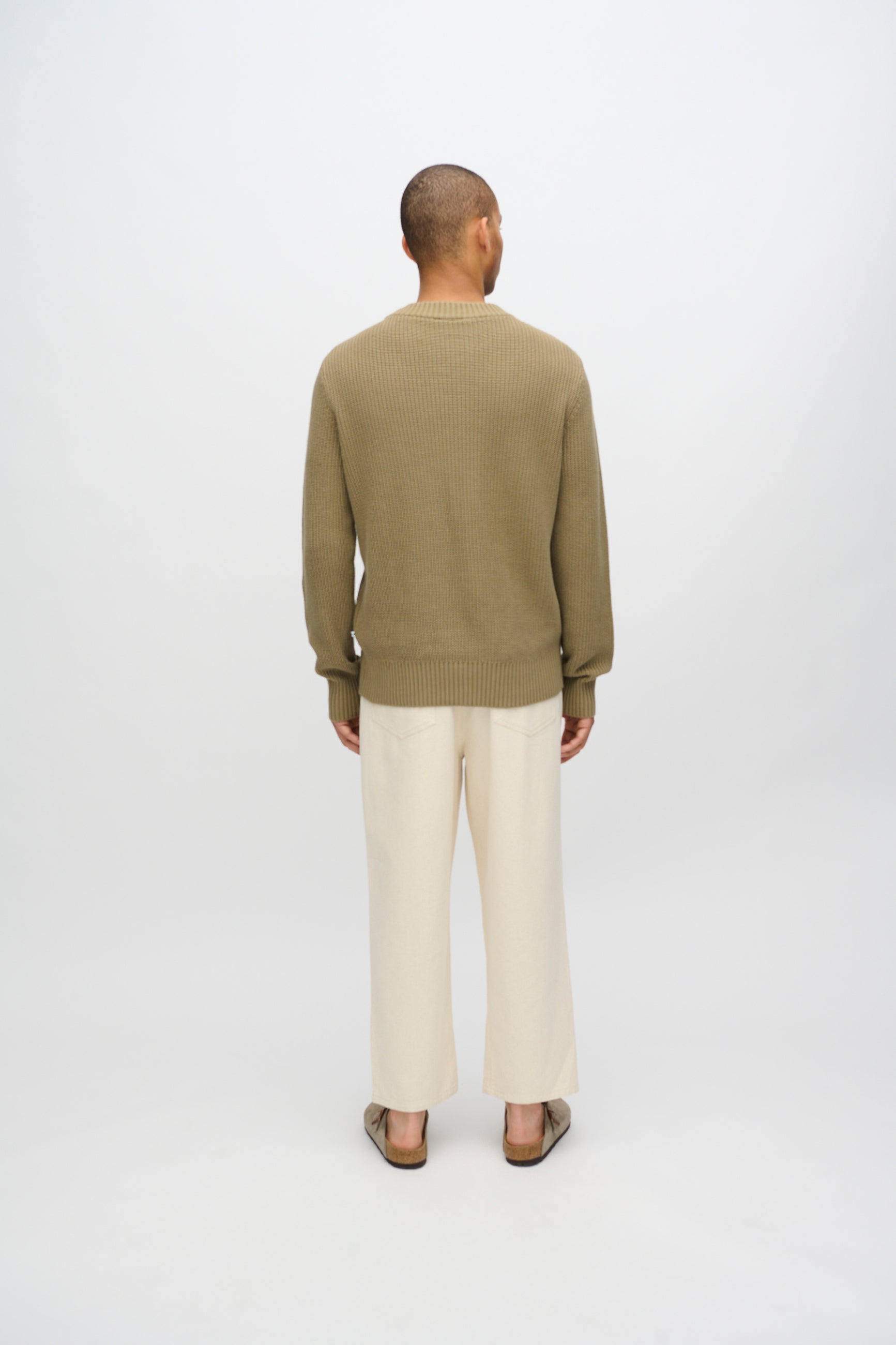 minimum male Rob basic knit sweater G006 GOTS Sweater 1706 Mermaid