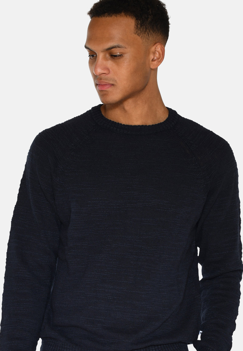 minimum male Roland knitted jumper 4122 Jumper 3922 Sky Captain