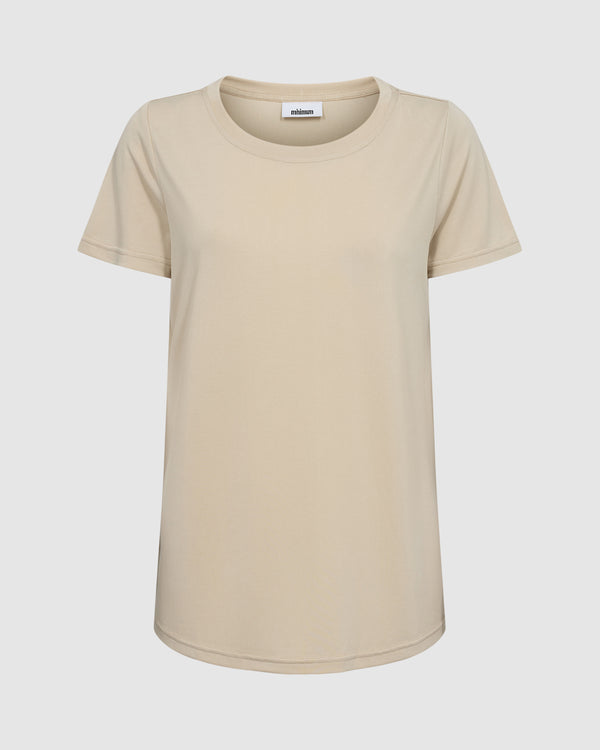 minimum female Rynah 2.0 0281 Short Sleeved T-shirt 1105 Brown Rice