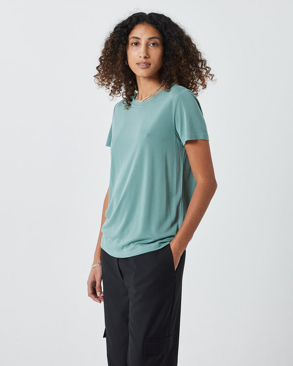 minimum female Rynah 2.0 0281 T-shirt Short Sleeved T-shirt 5612 Sagebrush Green