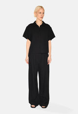 minimum female Sage short sleeved shirt 4191 Short Sleeved Shirt 999 Black