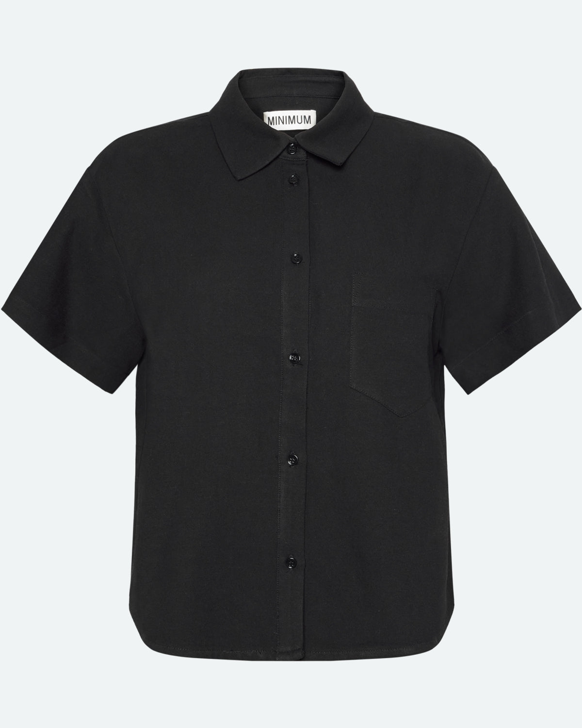 minimum female Sage short sleeved shirt 4191 Short Sleeved Shirt 999 Black