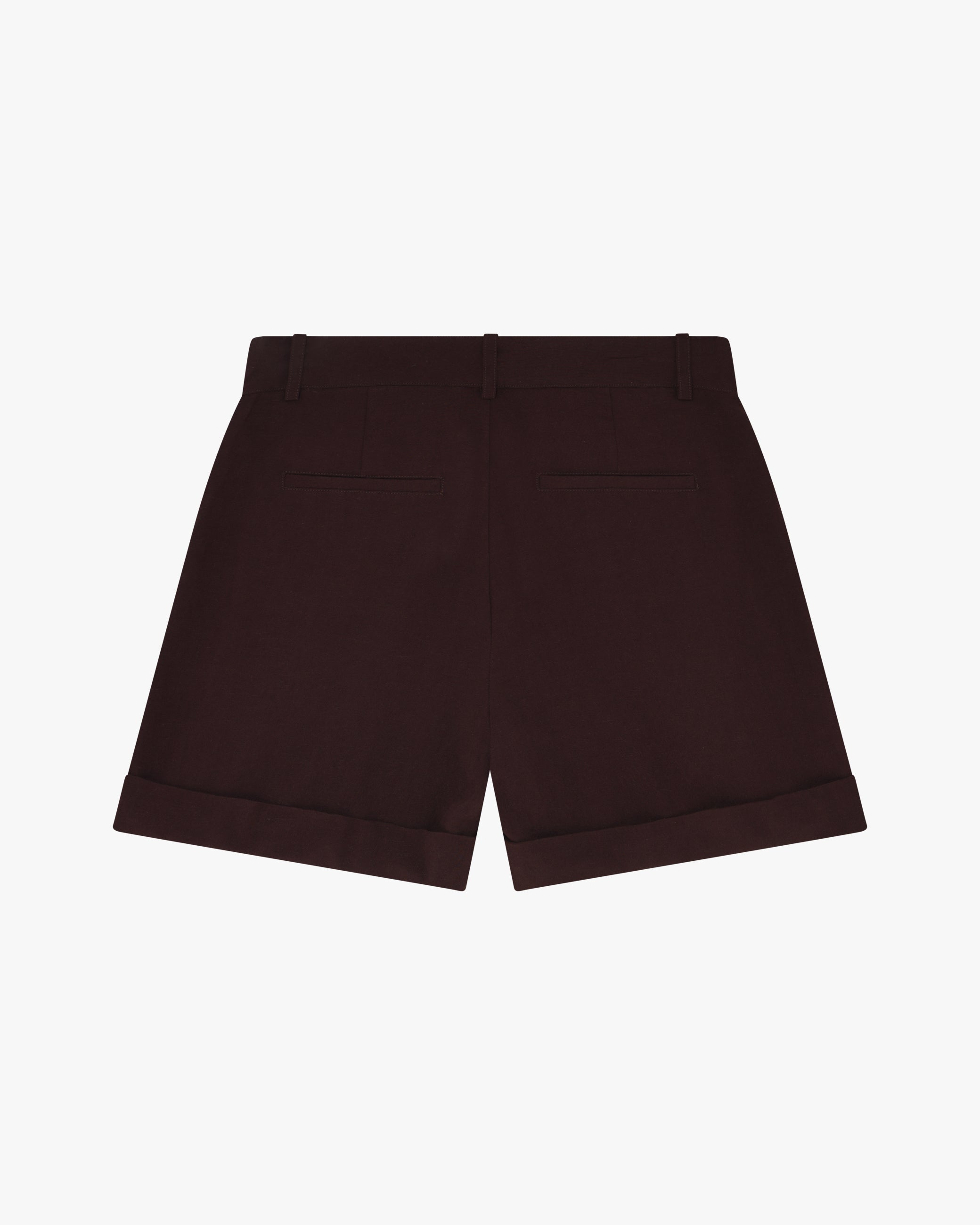 minimum female Selby linen blend shorts 3069 Shorts 1910 French Roast
