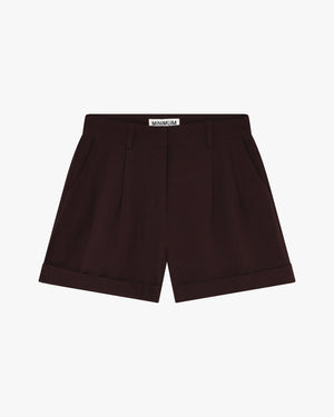 minimum female Selby linen blend shorts 3069 Shorts 1910 French Roast