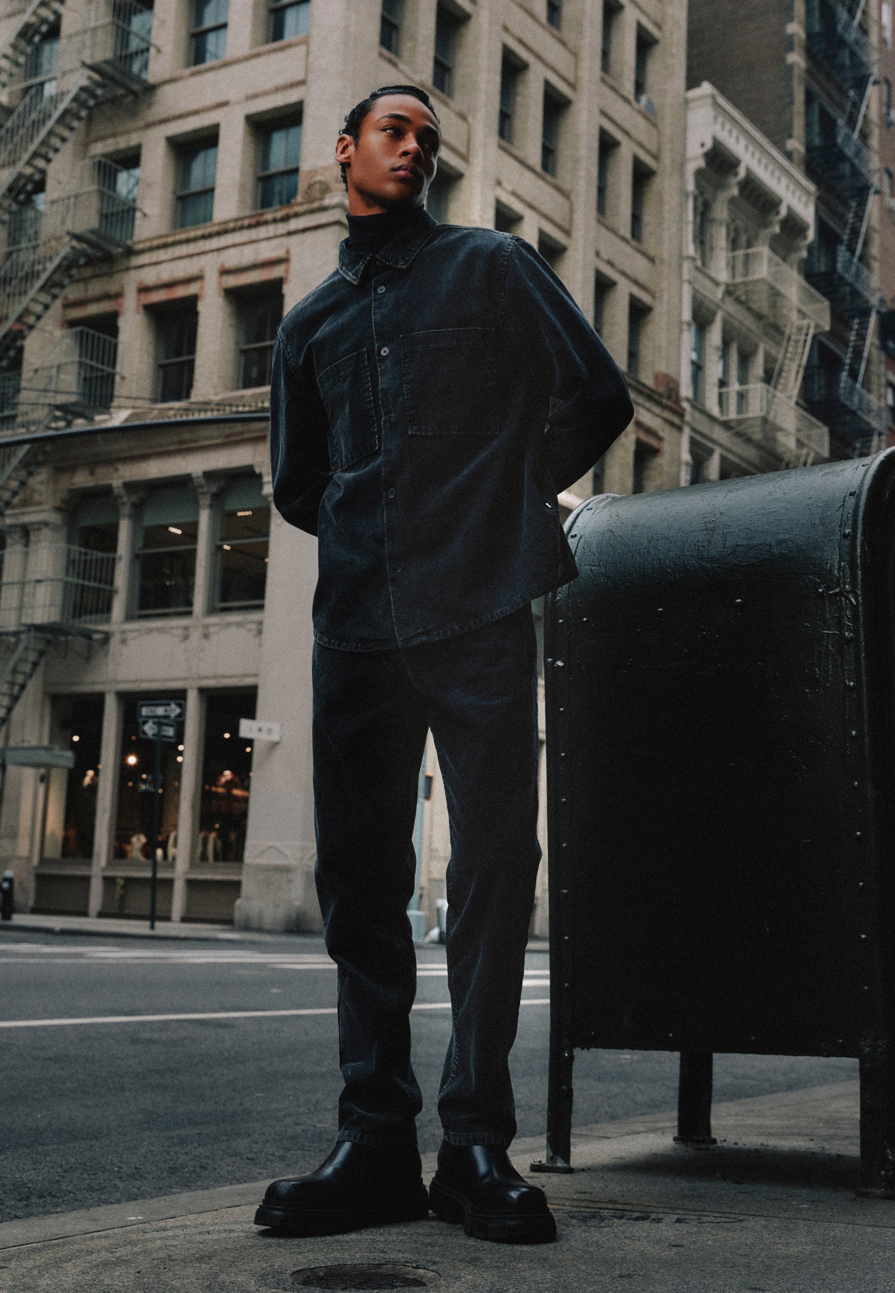 minimum male Titan Overshirt 4356 Overshirt 980 Dark Grey
