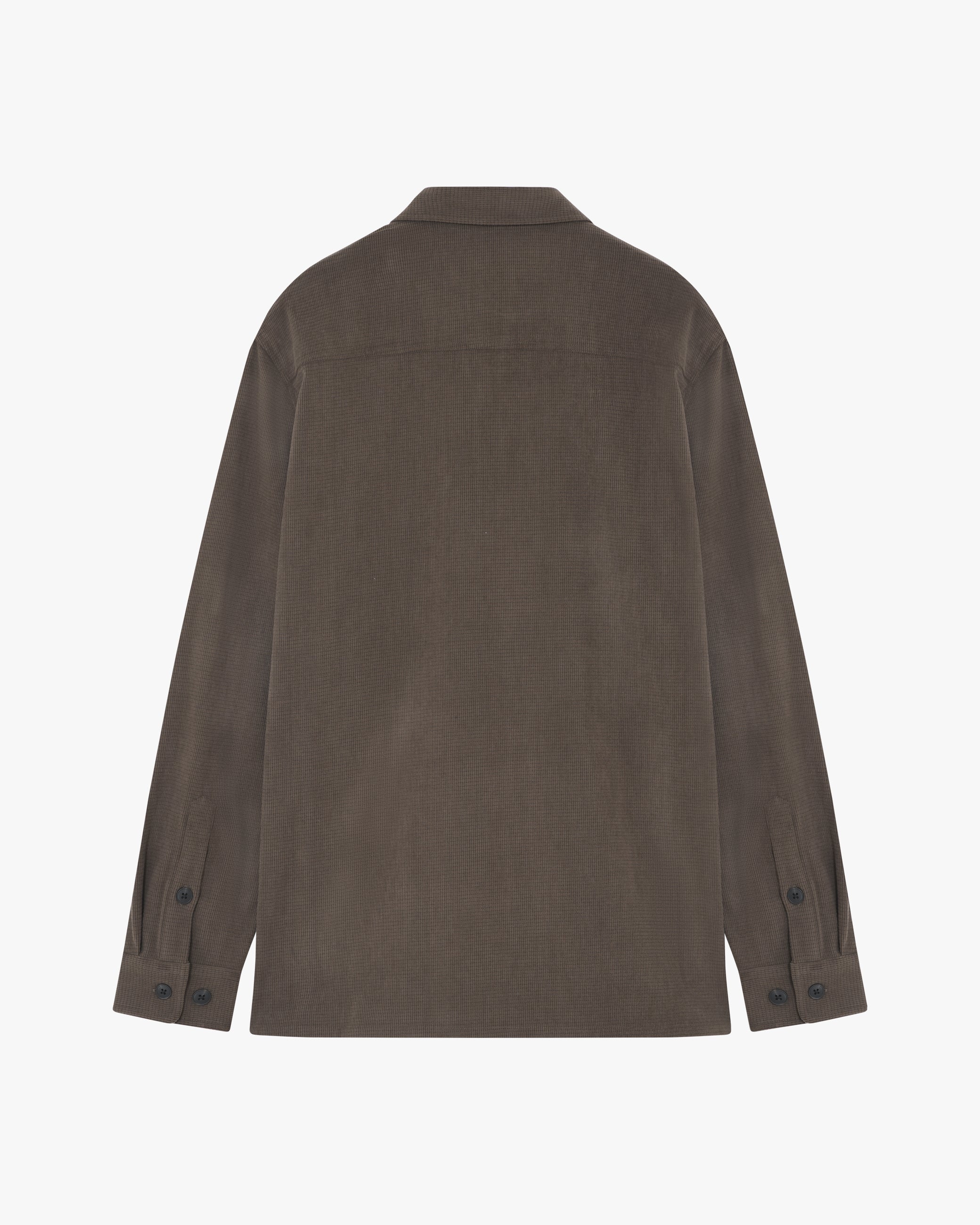 minimum male Titan Overshirt 4361 Long Sleeved Shirt 1619 Fudge