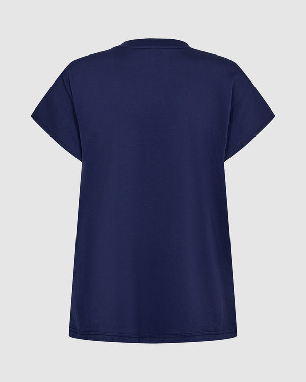 minimum female Toves 3067 Short Sleeved T-shirt 3933 Medieval Blue
