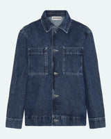 minimum male Trent denim jacket 4198 Jacket 2340 Blue Ashes