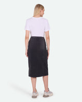 minimum female Unas 3813 Skirt Midi Skirt 999 Black