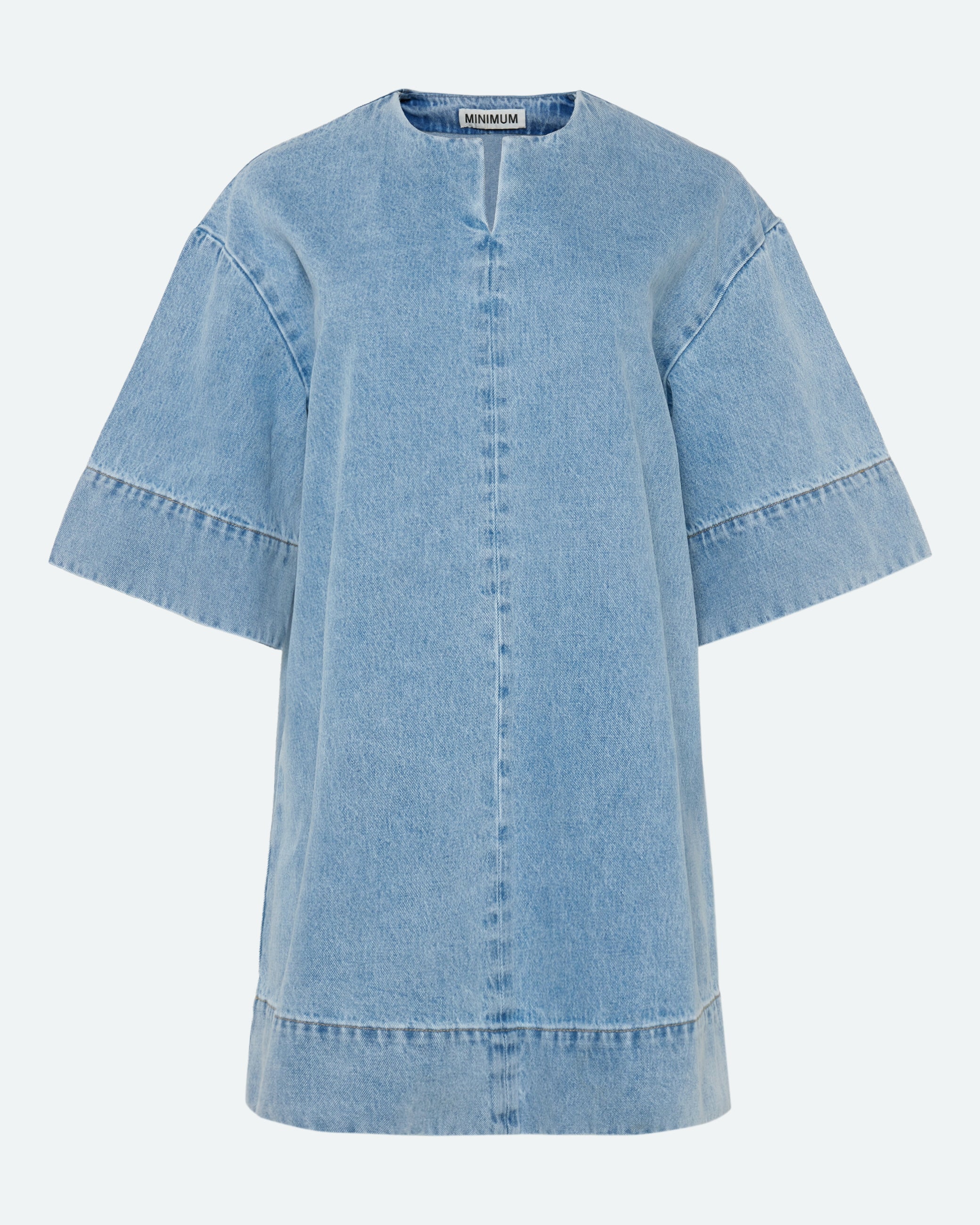 minimum female Wilma denim dress 4282 Short Dress 1001 Light Blue