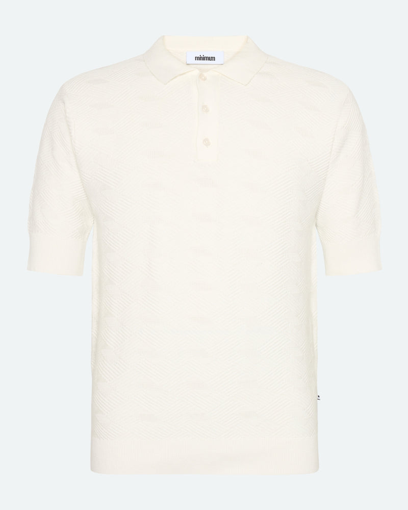 minimum male Wyatt knit polo 4121 Polo 0608 Coco Milk